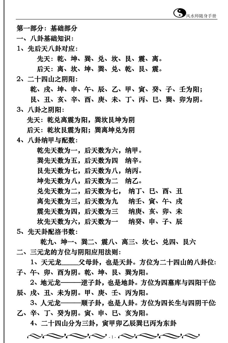 风水师随身手册