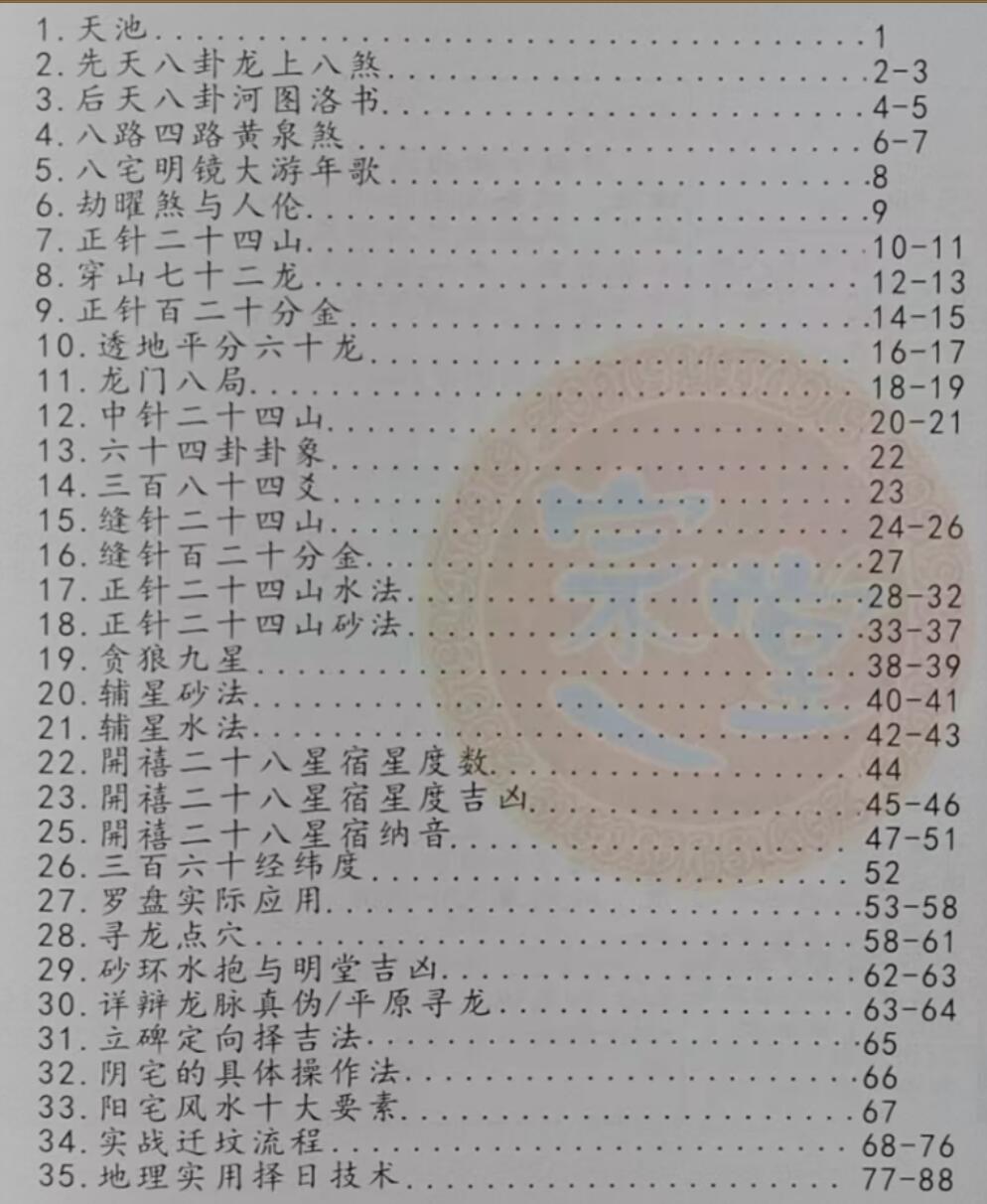 《九寸综合罗盘实操手册》