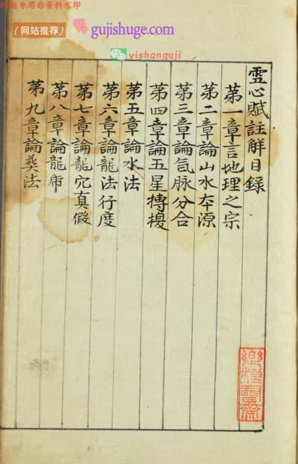 《雪心赋直解》