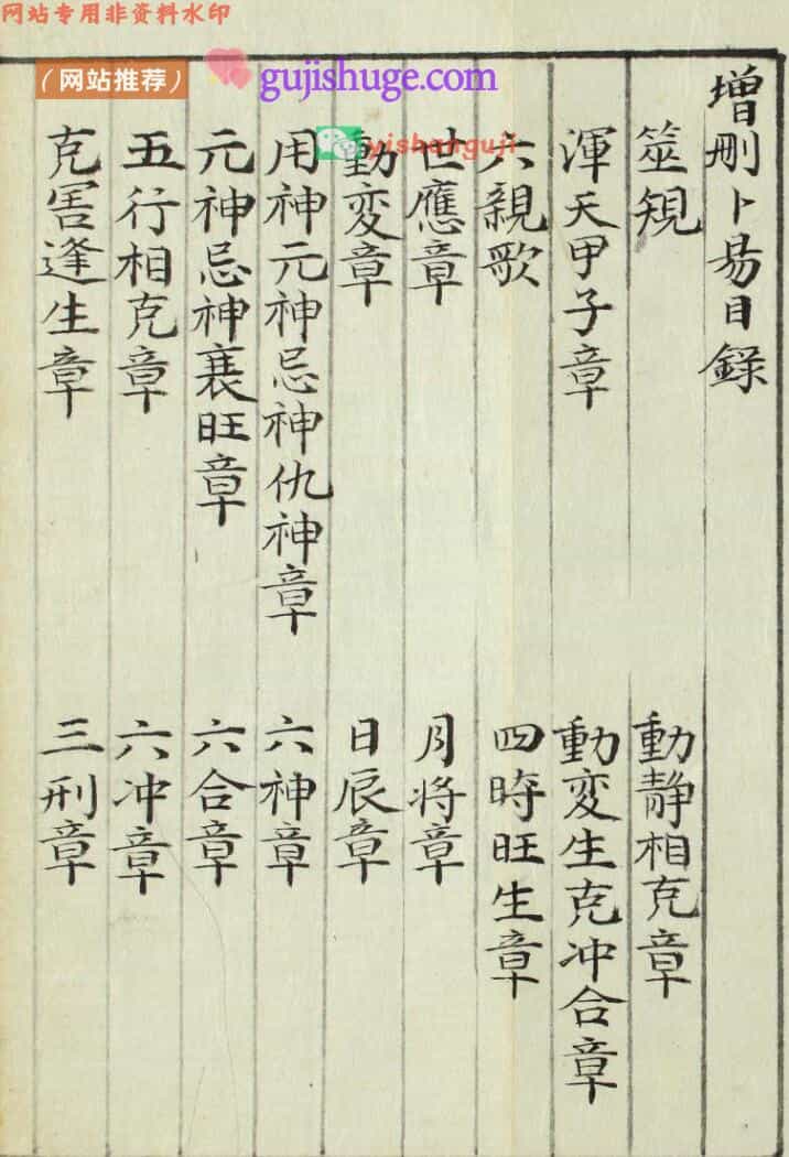 《增删卜易》野鹤卜易 春夏秋冬4册